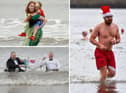 Hardy dippers took part in their own festive plunges after covid saw the traditional mass events cancelled