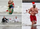 Hardy dippers took part in their own festive plunges after covid saw the traditional mass events cancelled