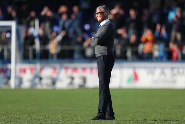 Hartlepool United Interim manager Keith Curle. (Credit: Mark Fletcher | MI News)