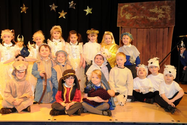 The 2013 show - performed by the reception class - was called the Wriggly Nativity.