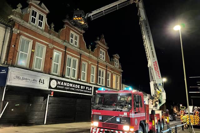 Firefighters were called to Frederick Street in South Shields.