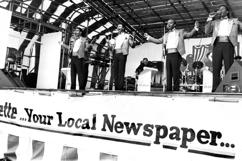 The Drifters in South Tyneside in 1991. Did you go to see them?