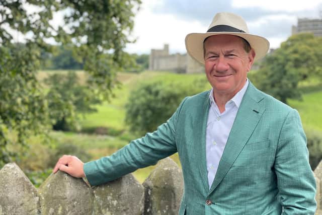Michael Portillo at Alnwick Castle. Picture: BBC/Naked/Fremantle