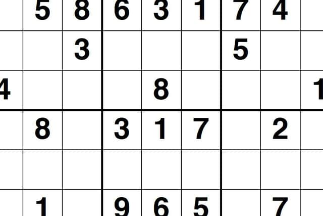 Sudoku puzzle