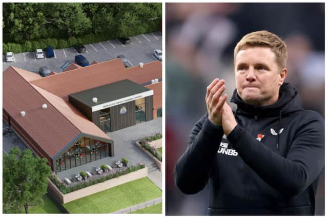 Newcastle United head coach Eddie Howe provides an update on the club's training ground (photo: Getty/Public Access).