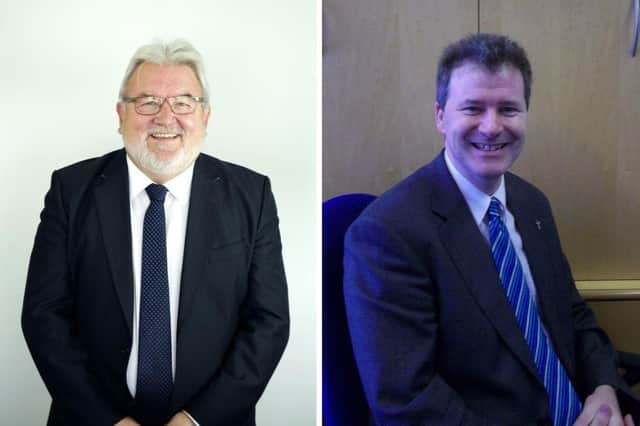 (l-r) Graeme Thompson and John Hardy have been recognised in the Queen's Birthday honours
