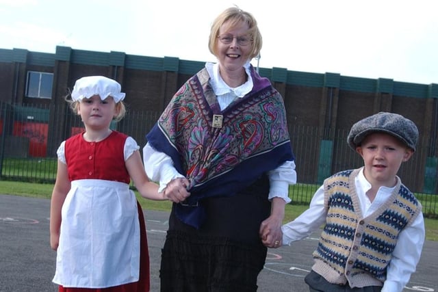 Pupils from St Joseph's School in Jarrow were dressed up for a trip to Beamish in 2003.