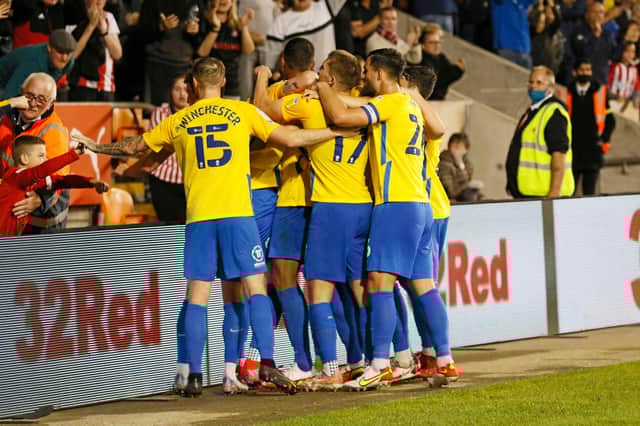 Sunderland celebrate Aiden O'Brien's second goal