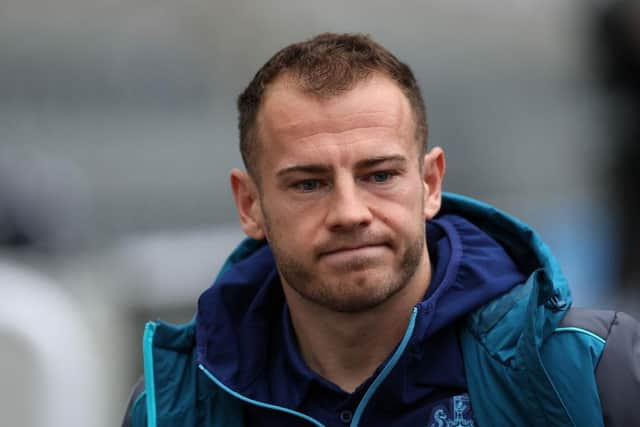 Ryan Fraser of Newcastle United arrives at the stadium prior to the Premier League match between Newcastle United and West Ham United at St. James Park on February 04, 2023 in Newcastle upon Tyne, England. (Photo by Ian MacNicol/Getty Images)