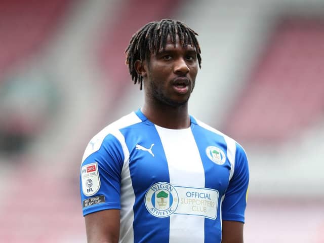 Viv Solomon-Otabor of Wigan Athletic.