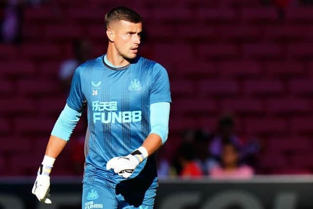 Newcastle United's Karl Darlow has suffered an injury.