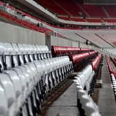 The Stadium of Light red and white seats. Picture by FRANK REID 