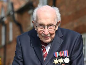 Captain Sir Tom Moore died in February 2021 after testing positive for coronavirus. Picture: Getty Images.