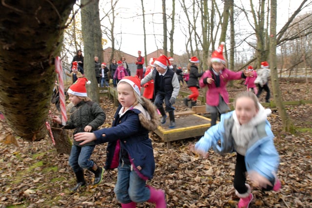They're off on their Yuletide adventure in West Boldon.