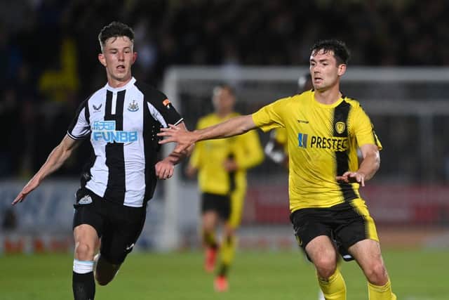 Joe White has been impressing at Newcastle United this season (Photo by Michael Regan/Getty Images)