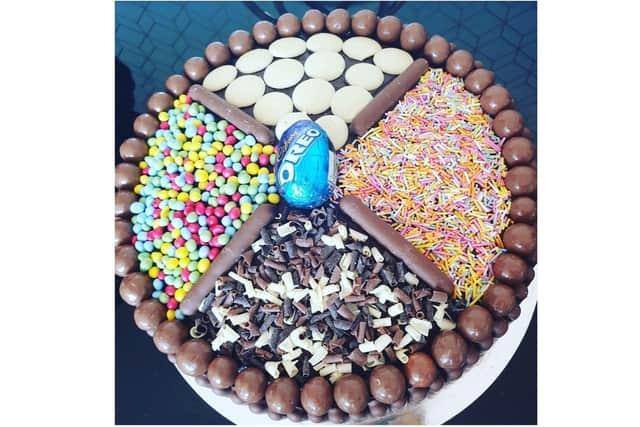 Mum Chloe Saeed has baked a cake which will be delivered to the school for teachers to enjoy.