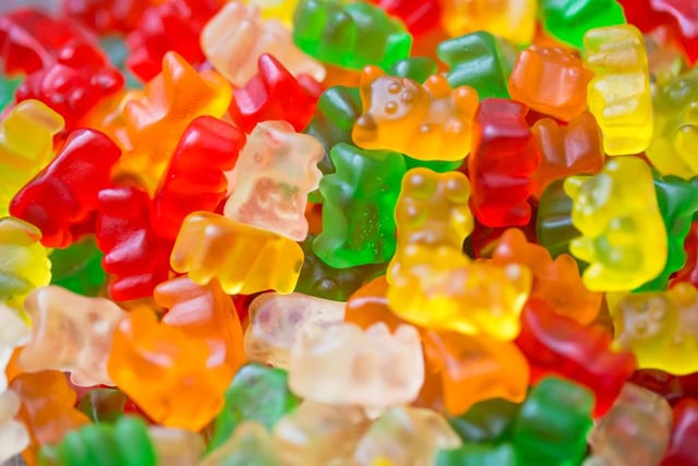 The much-loved gummy bears takes 12th place