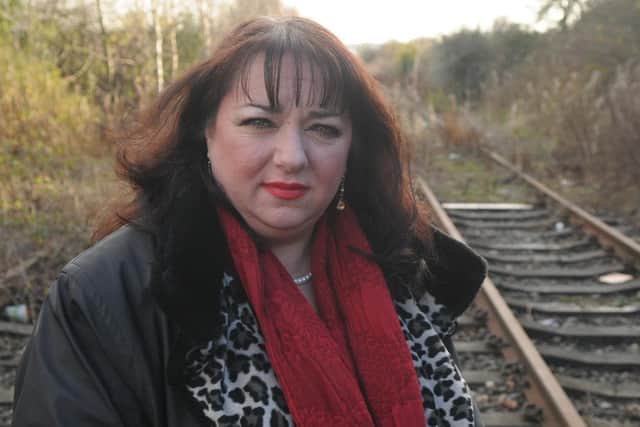 Sharon Hodgson MP inspects the abandoned Leamside Line