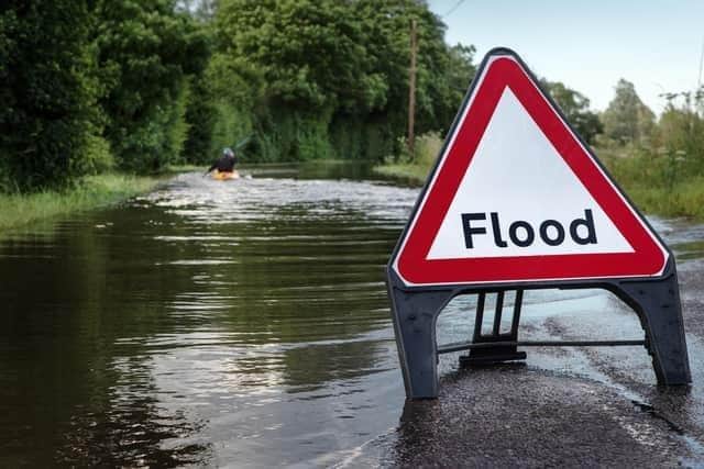 Yellow weather warning issued.