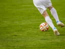 playing football