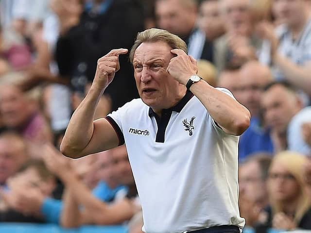 Neil Warnock at St James's Park as Crystal Palace manager in August 2014  (Photo by Nigel Roddis/Getty Images)