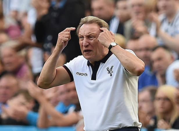 Neil Warnock at St James's Park as Crystal Palace manager in August 2014  (Photo by Nigel Roddis/Getty Images)