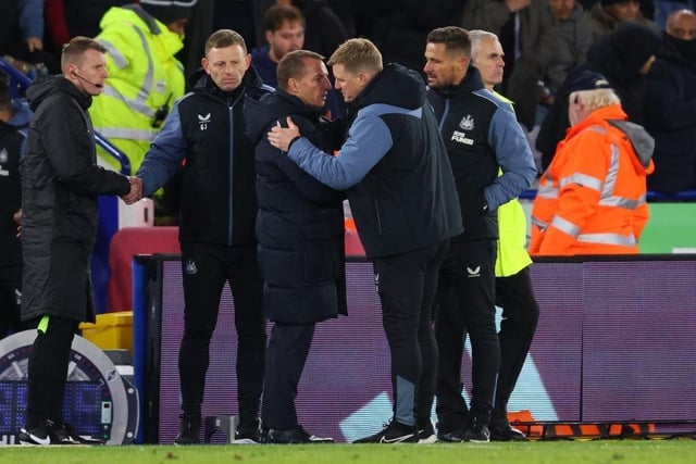 Brendan Rogers left his role as manager of Leicester City this weekend - who could be the next Premier League managerial casualty? (Photo by Marc Atkins/Getty Images)
