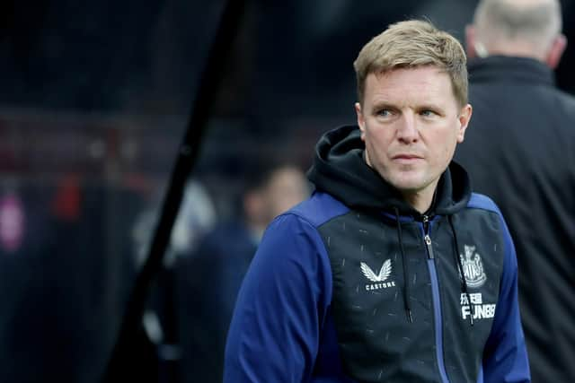 Newcastle United head coach Eddie Howe.