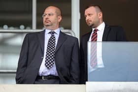 Sheffield United owner Prince Abdullah, left.