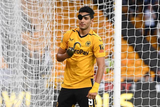 Raul Jimenez of Wolverhampton Wanderers celebrates (Photo by Tony Marshall/Getty Images)