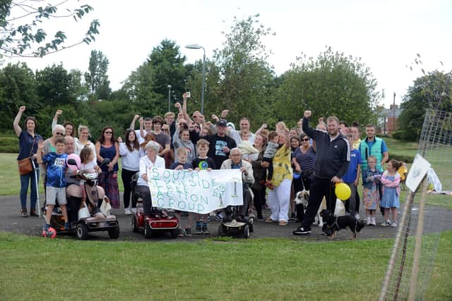 Day of action and picnic to help save Disco Fields in Boldon Colliery from potential housing development.