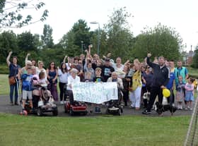 Day of action and picnic to help save Disco Fields in Boldon Colliery from potential housing development.
