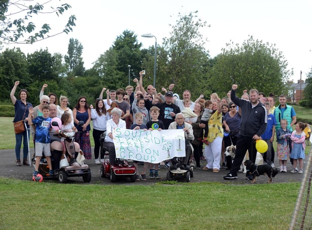 Day of action and picnic to help save Disco Fields in Boldon Colliery from potential housing development.