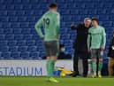 Everton striker Nathan Broadhead