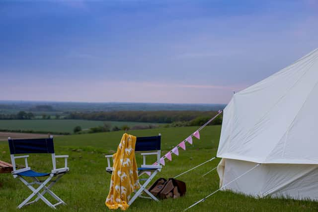 There are some stunning views across the Vale of Belvoir. Image: Belvoir Holidays