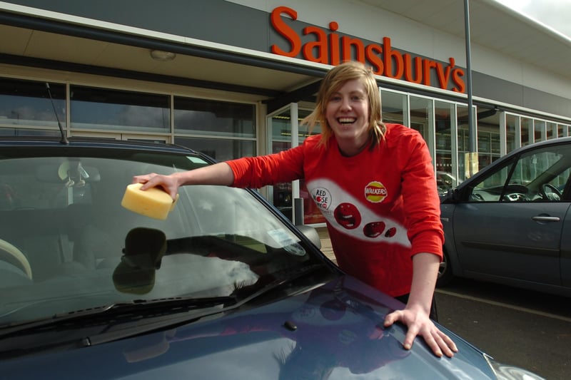 A sponsored car wash at Sainsbury's in Hartlepool in 2009. Did you take part?