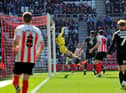 Elliot Embleton scores an audacious free kick at the Stadium of Light