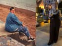 Before and after picture of slimmer Sue Thompson