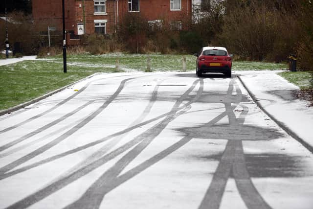 Icy conditions and snow showers are expected in the coming days across the North East.