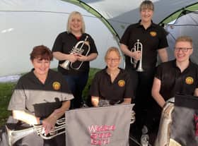 Members of Westoe Brass Band