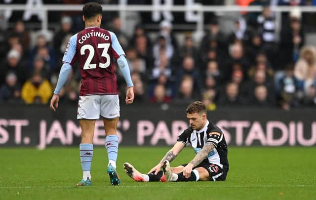 Eddie Howe hopes Kieran Trippier can return for Newcastle United before the end of the season. (Photo by Stu Forster/Getty Images)