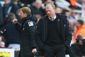 Steve McClaren reacts to Bournemouth's third goal in what was his last game as Newcastle United head coach.