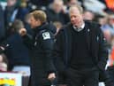 Steve McClaren reacts to Bournemouth's third goal in what was his last game as Newcastle United head coach.