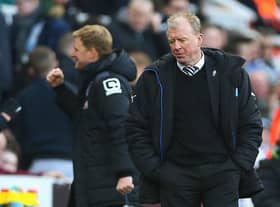 Steve McClaren reacts to Bournemouth's third goal in what was his last game as Newcastle United head coach.