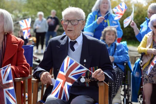 Len Gibson at a celebration held for him in Herrington Country Park back in May 2021