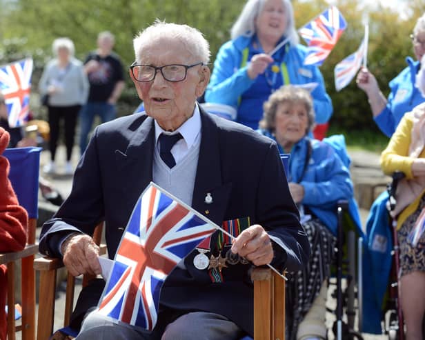 Len Gibson, pictured in May this year, at the celebration held for him at Herrington Country Park.