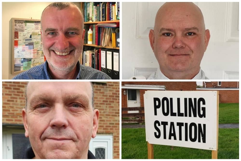 (L to R) Top: John Michael Chilton, Sean McDonagh. Bottom: Keith Roberts