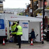 Mobile COVID-19 surge testing units are deployed in North Shields town centre as North Tyneside Council and the NHS  targets communities which are seeing concerning growth of the Indian coronavirus variant.
