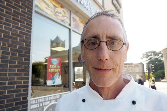 Michael's Cafe manager Kevin McCarthy, 63, has seen the business's energy prices treble.
Picture by FRANK REID
