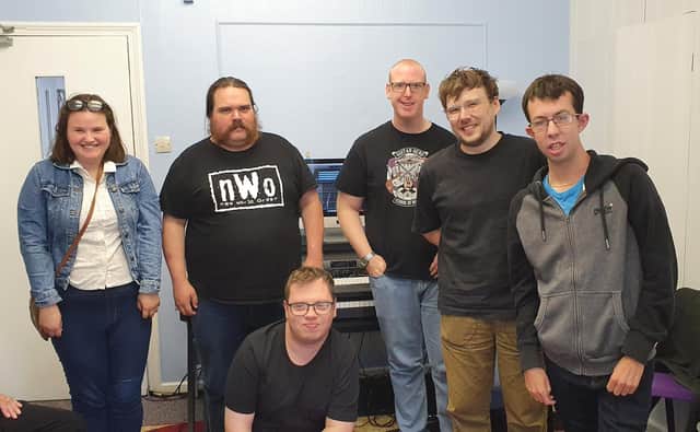 The sessions were led by Mark Broughton (second from right).